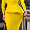 Elegant Bodycon Ruffle - Image 3
