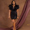 Two-Tone Sequin Dress - Image 2