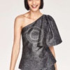 Frilled Shiny Dress